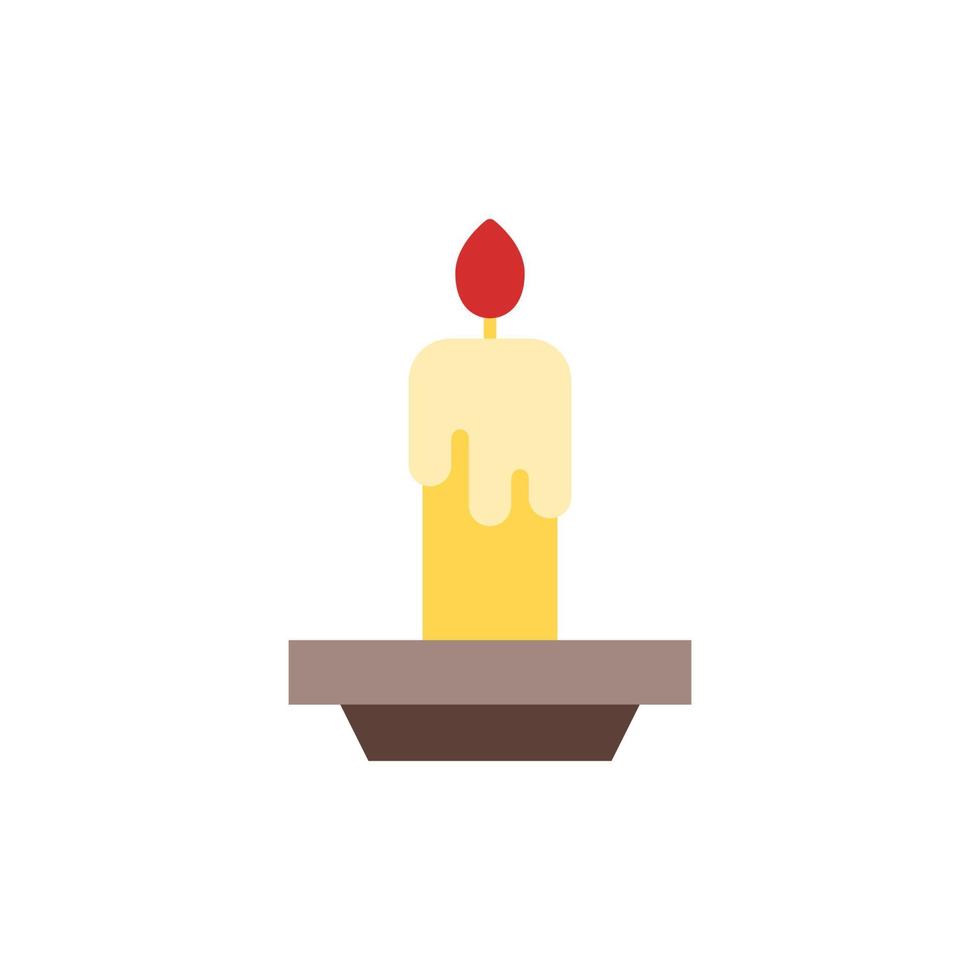 candle icon. flat icon 23138616 Vector Art at Vecteezy