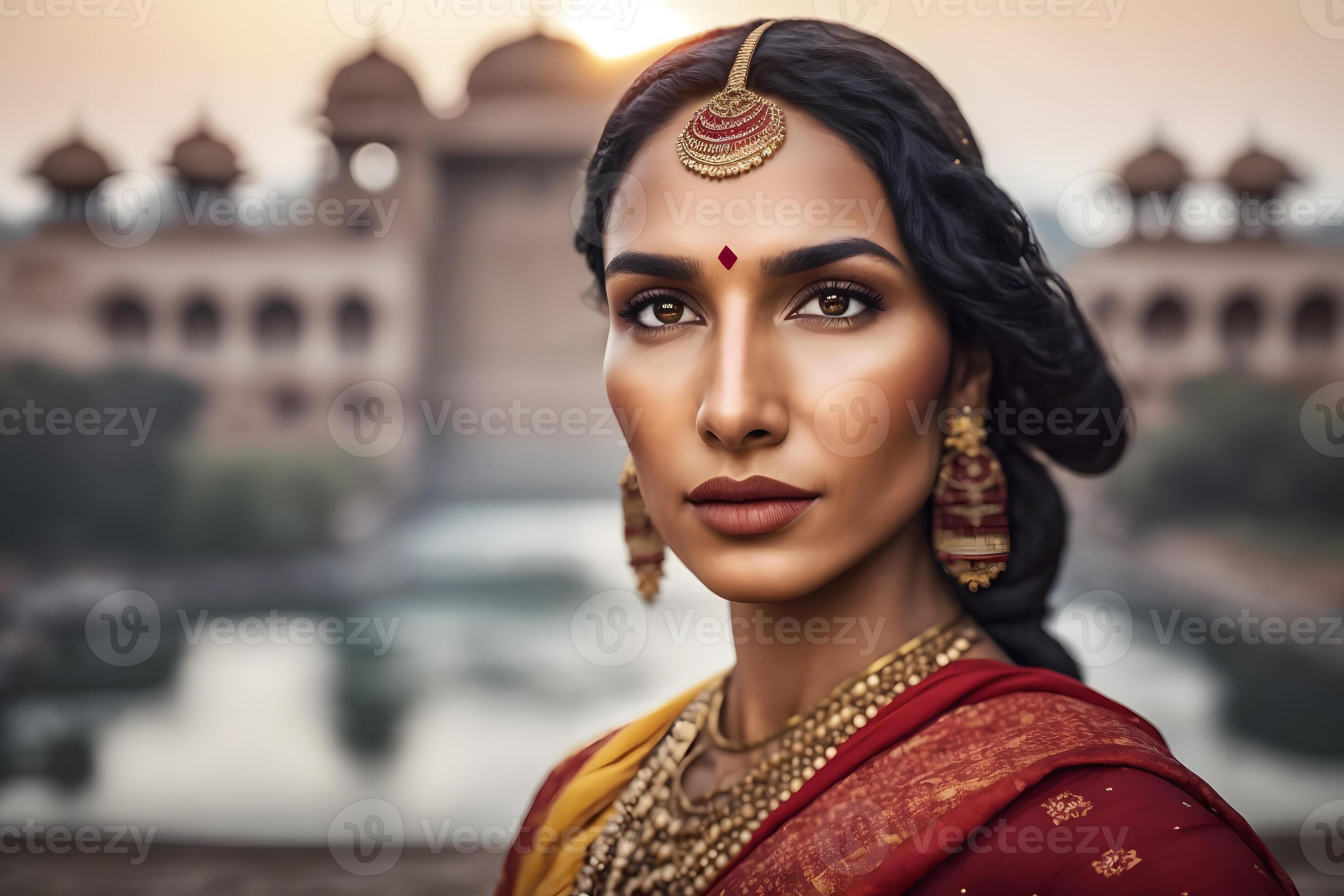 Beautiful Indian Girl Young Hindu Woman Neural Network 23139082 Stock 