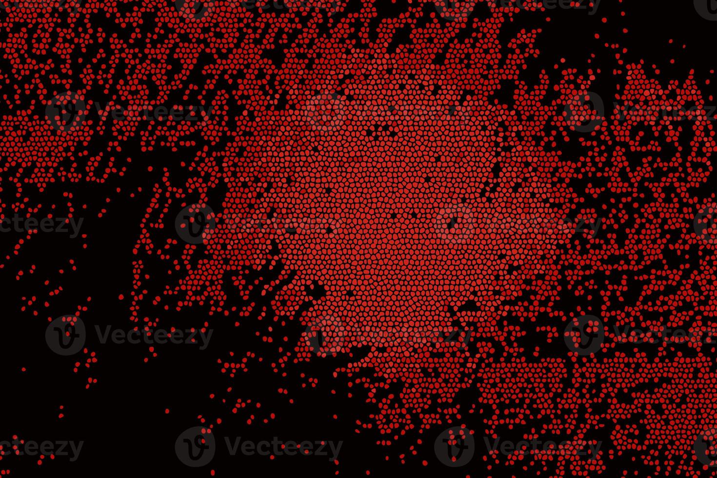 Create Stunning Visuals with Our Red Honeycomb and Circular Pattern on Black Background Ideal for Creative Projects, Graphic Design, and Branding. This Dynamic and Modern Design Adds Energy Excitement photo