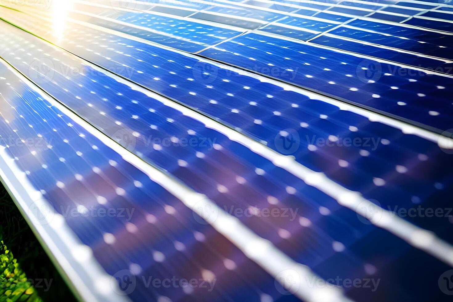 Technology solar cell, Alternative source of electricity. concept of sustainable resources and renewable energy. . photo