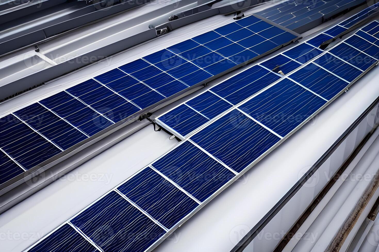 Technology solar cell, Alternative source of electricity. concept of sustainable resources and renewable energy. . photo