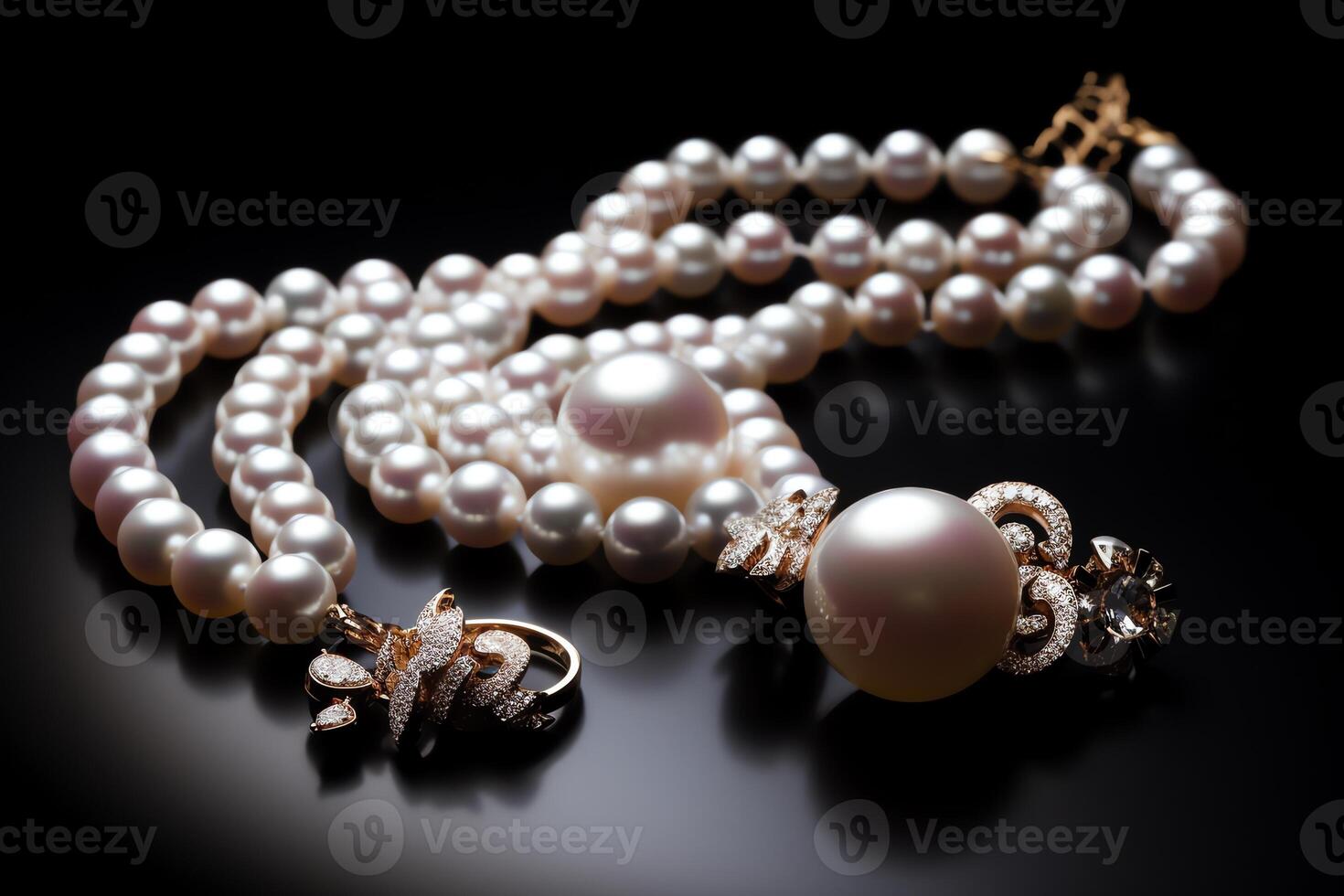 Isolated Pearl Jewelry photo