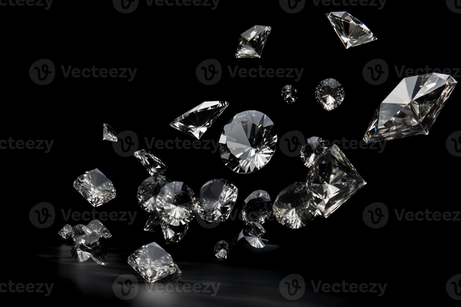 Falling Diamonds aesthetic photo