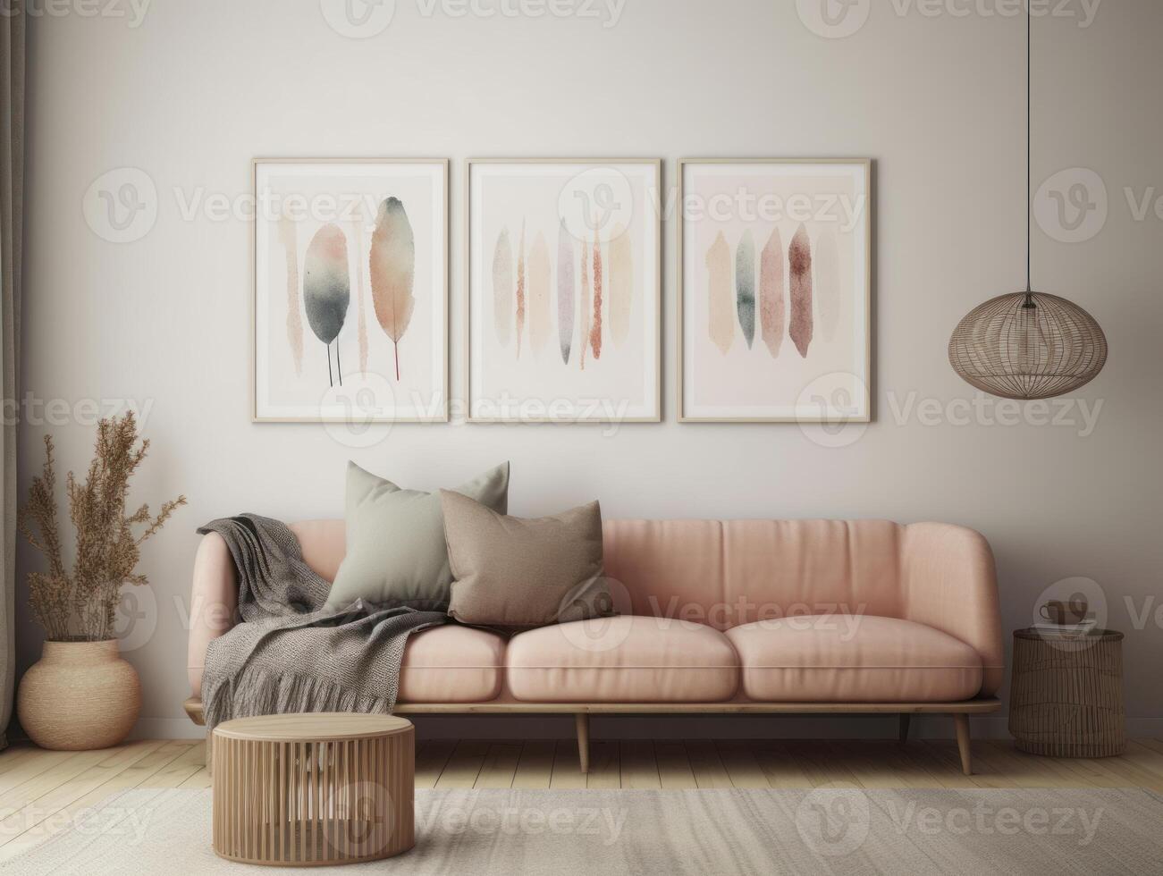 minimal boho wall art photo