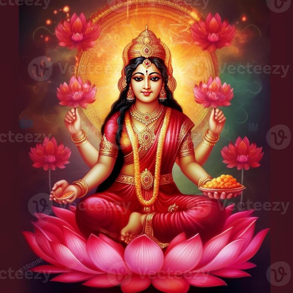 maha lakshmi images download mah laxmi goddess on lotus images photo