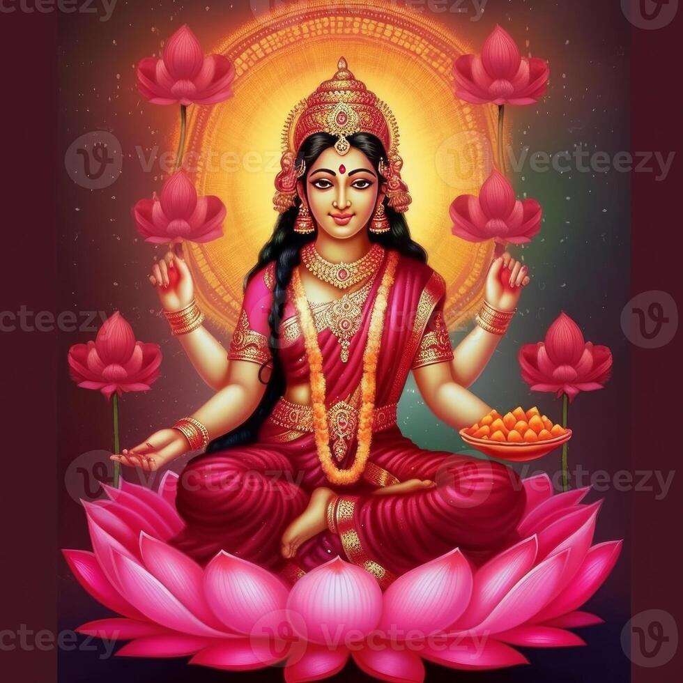 maha lakshmi images download mah laxmi goddess on lotus images photo