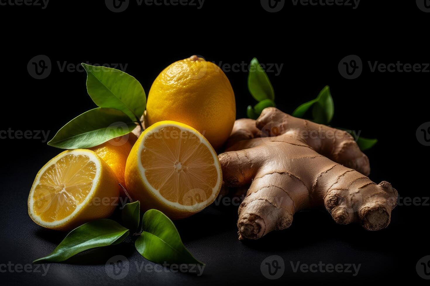 ginger and lemon image photo