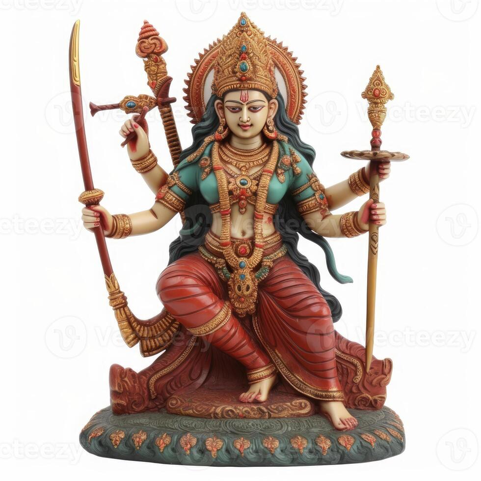 hindu goddess santoshi mata sculpture image photo