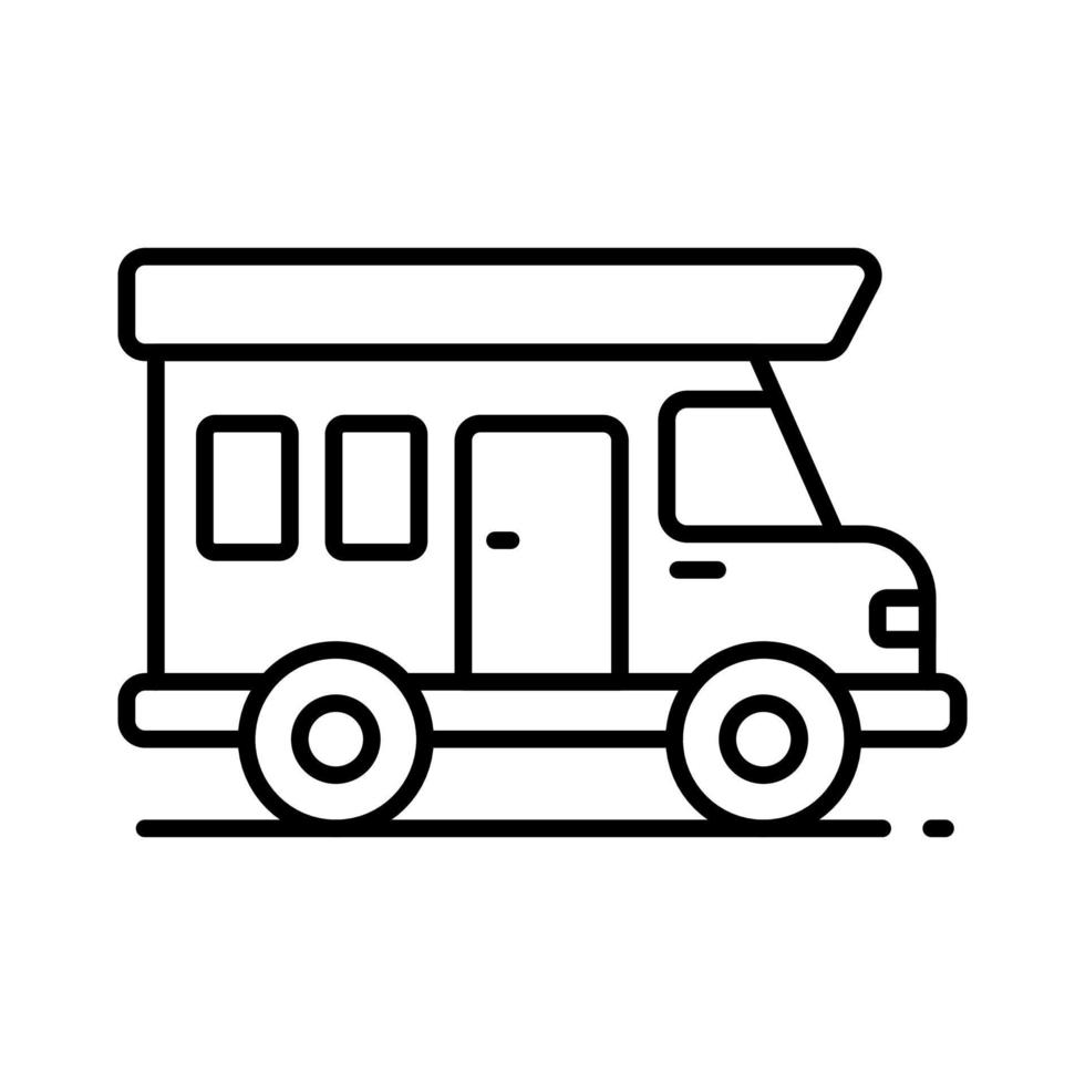 Grab this amazing vector of bus in modern style, Efficient and convenient transportation