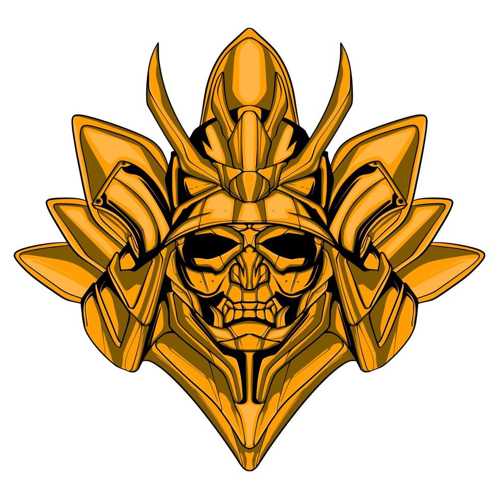 Samurai illustration art mascot logo vector