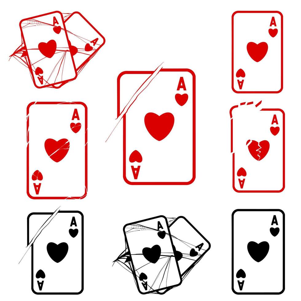 Card as game vector