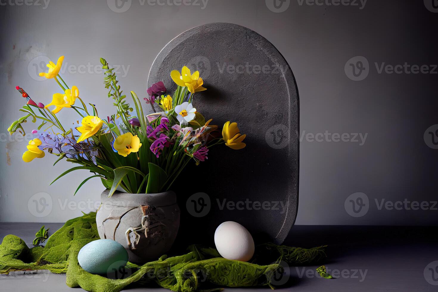 Congratulatory easter background. photo