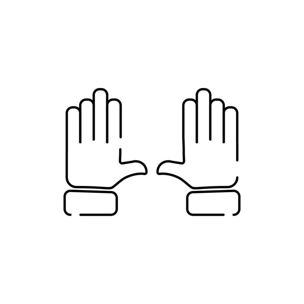 dos mano arriba emojis, dedos gesto línea Arte vector icono para aplicaciones y sitios web