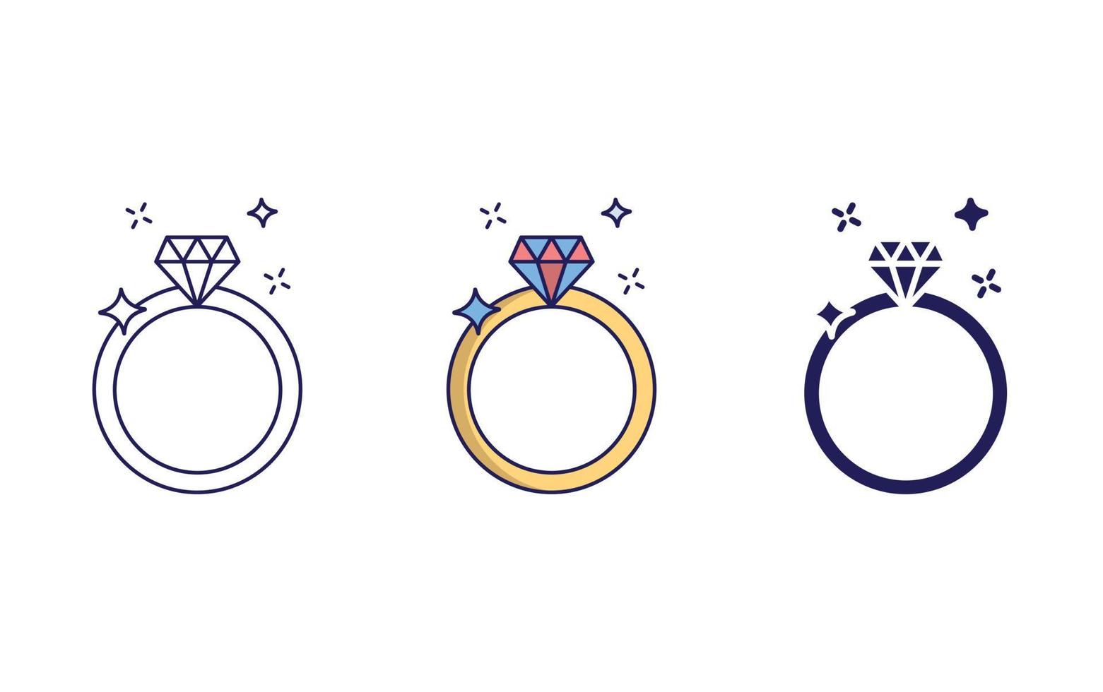 Magic Ring icon vector