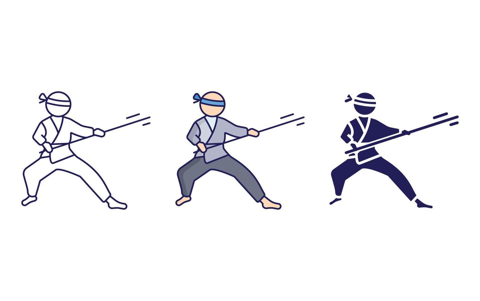 Jujutsu vector icon