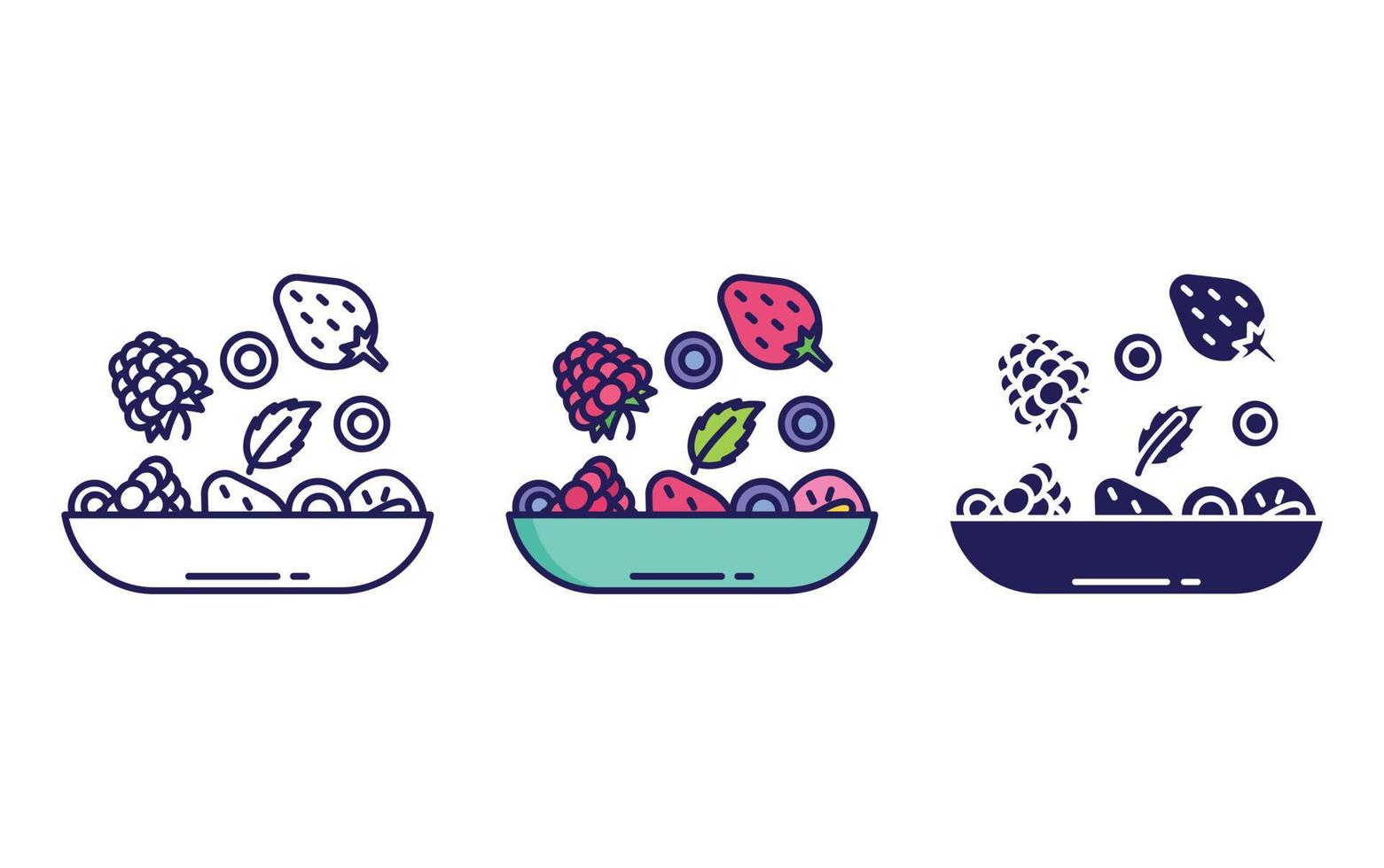 Berries vector  icon