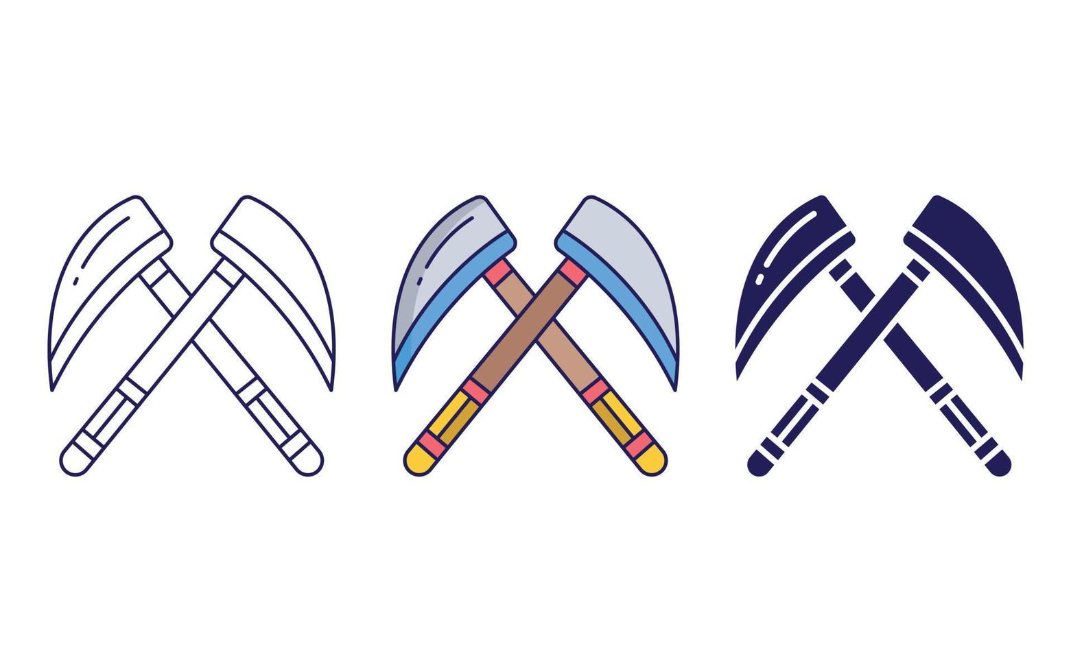 Scythe vector icon