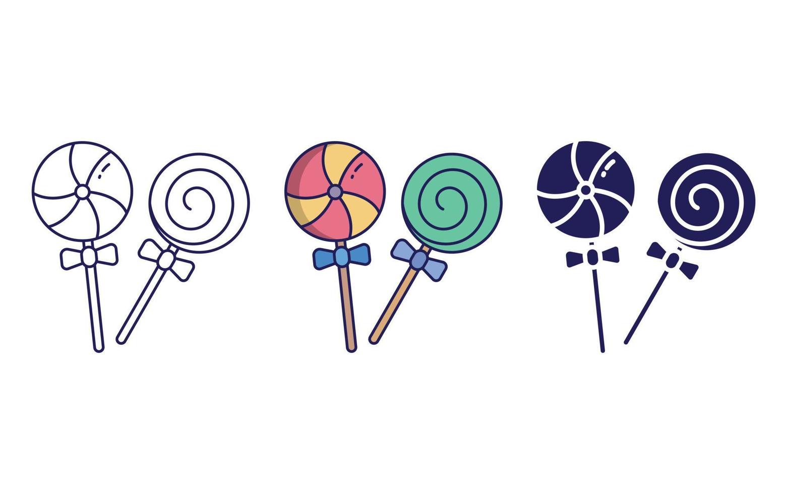 Lollipop vector icon