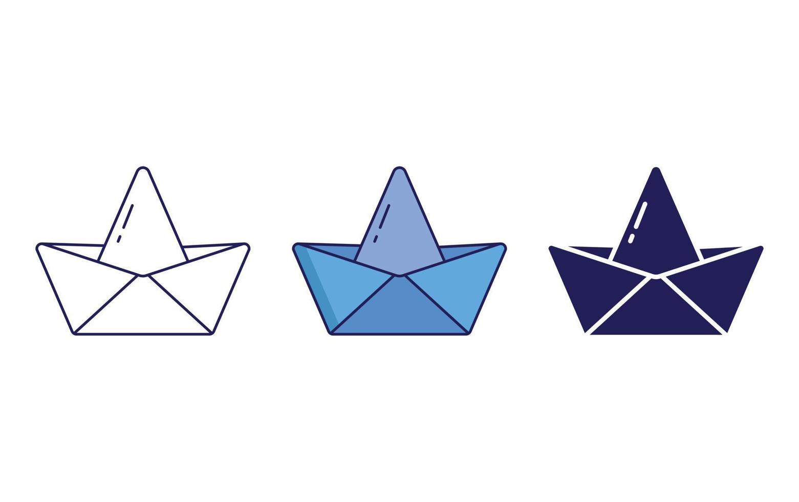 Paper Boat vector icon