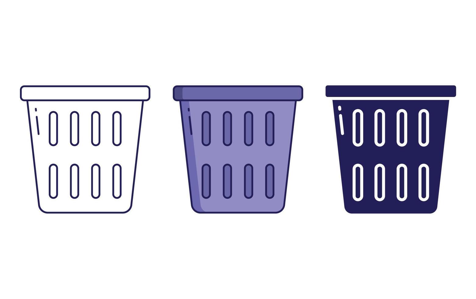 Laundry Basket vector icon