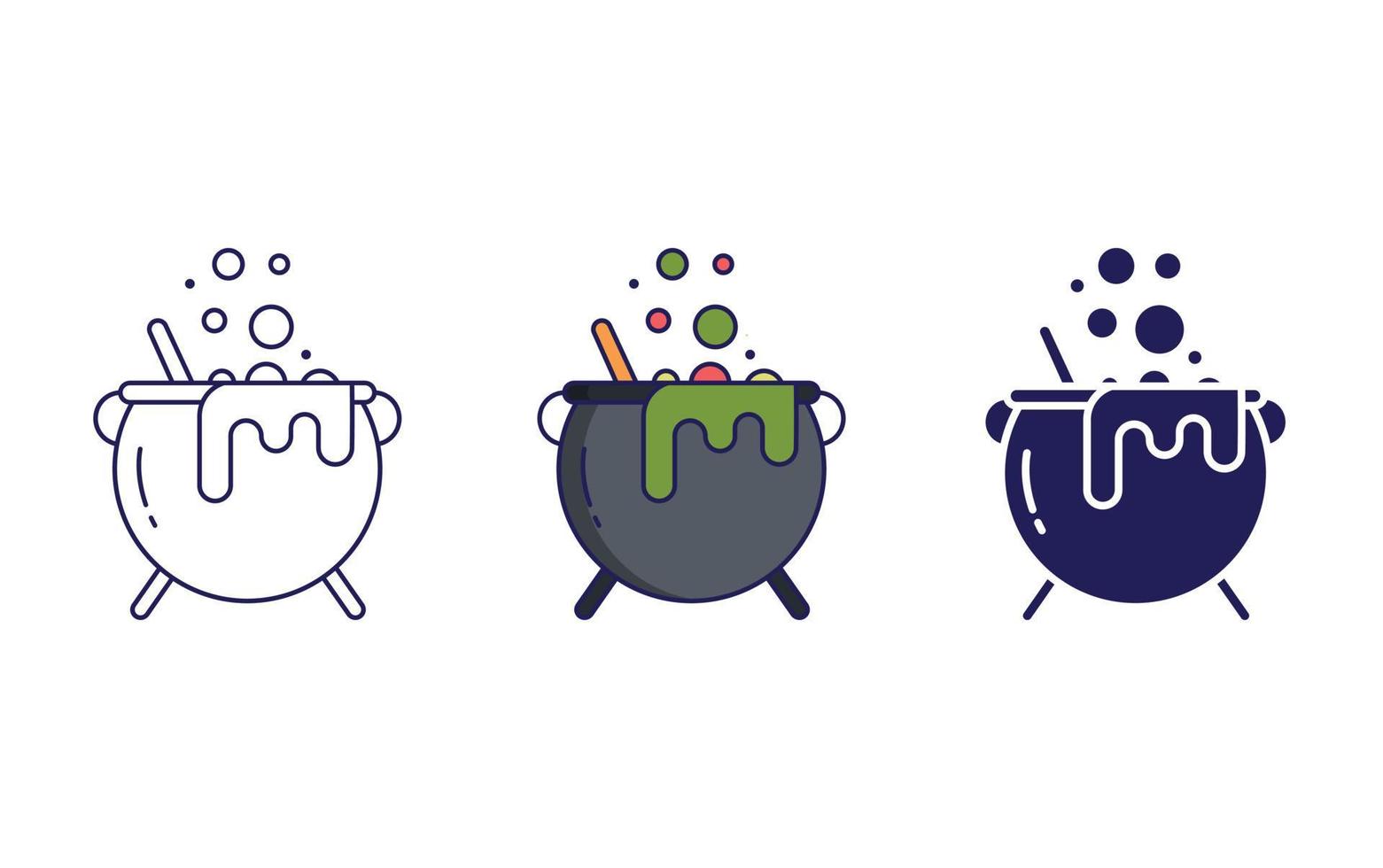 Cauldron vector icon