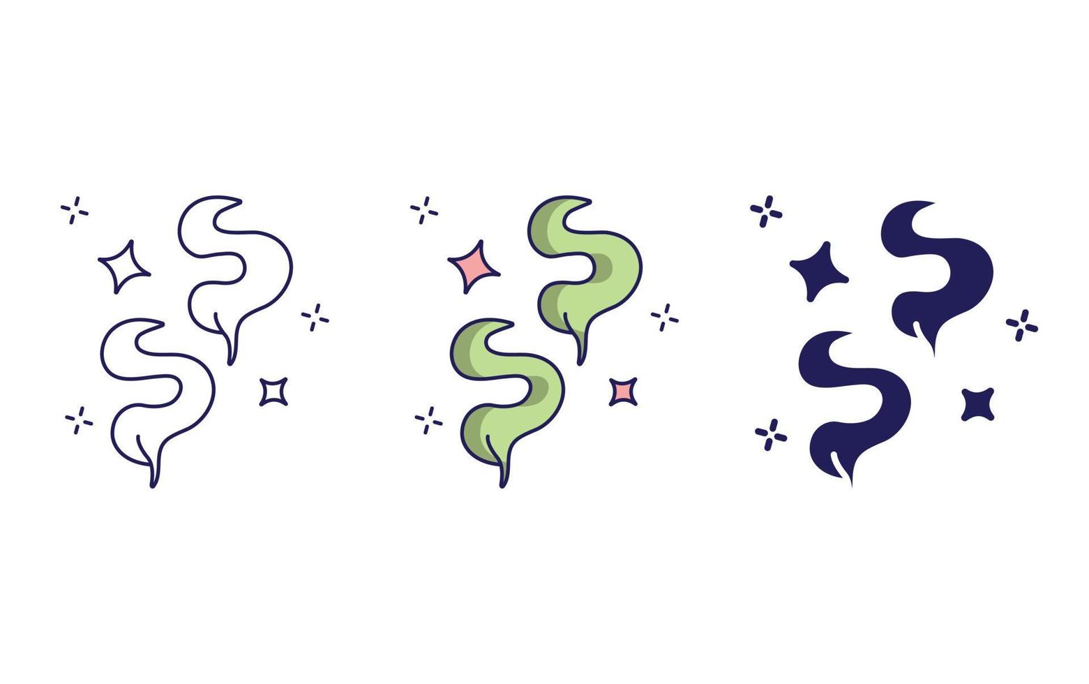 Magic Smoke icon vector