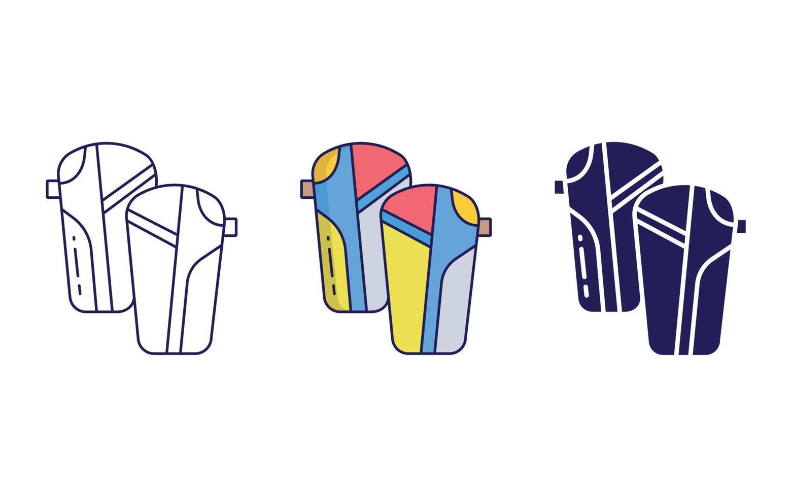 Shin Guards vector icon