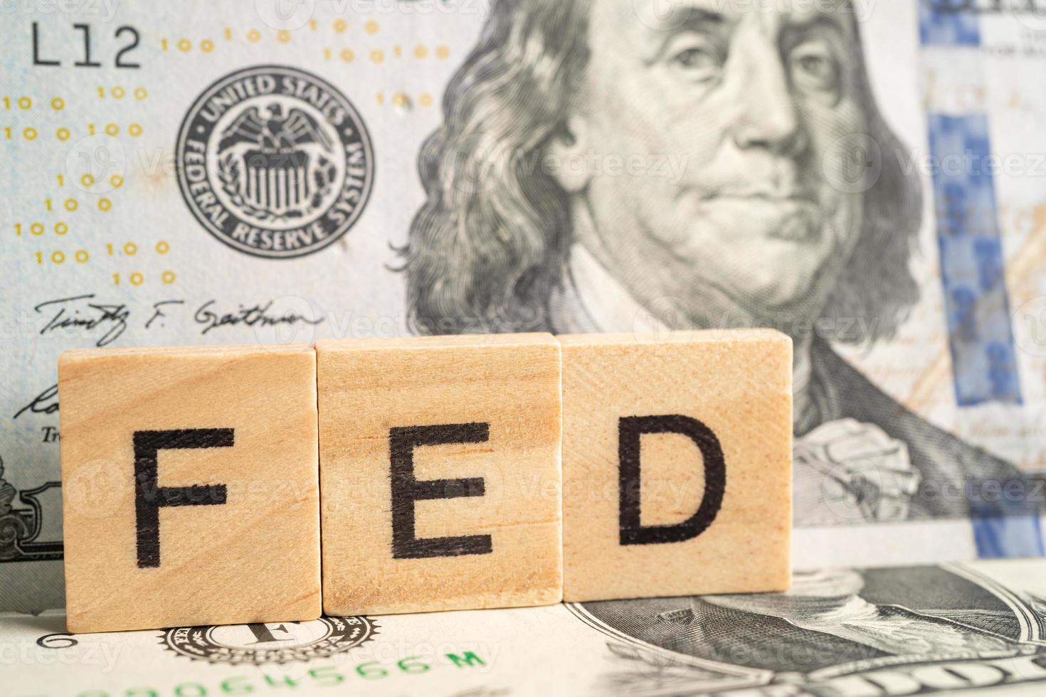 FED The Federal Reserve System, the central banking system of the United States of America. photo