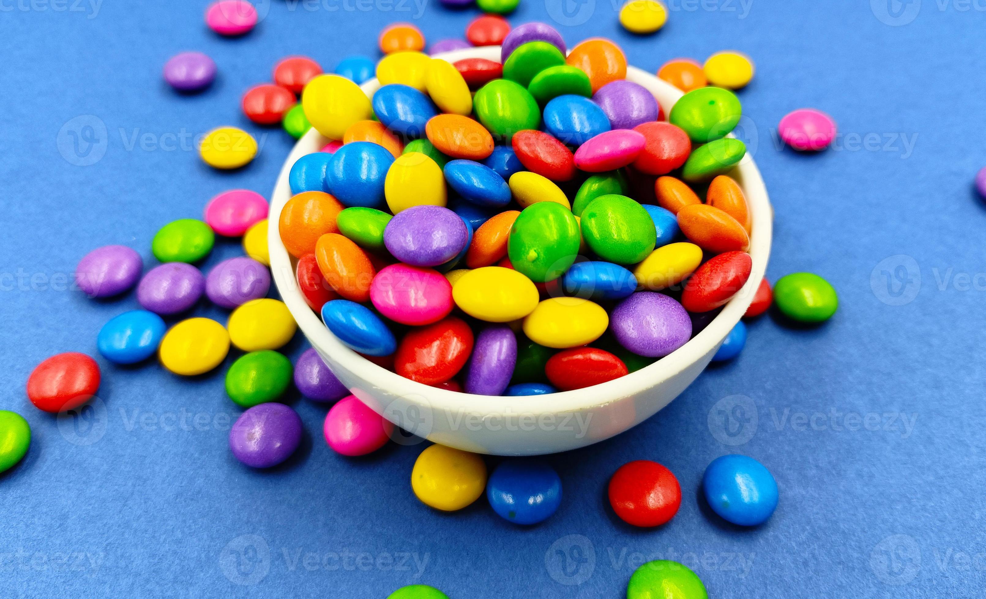 colour ful Chocolate Candy Gems 23146965 Stock Photo at Vecteezy