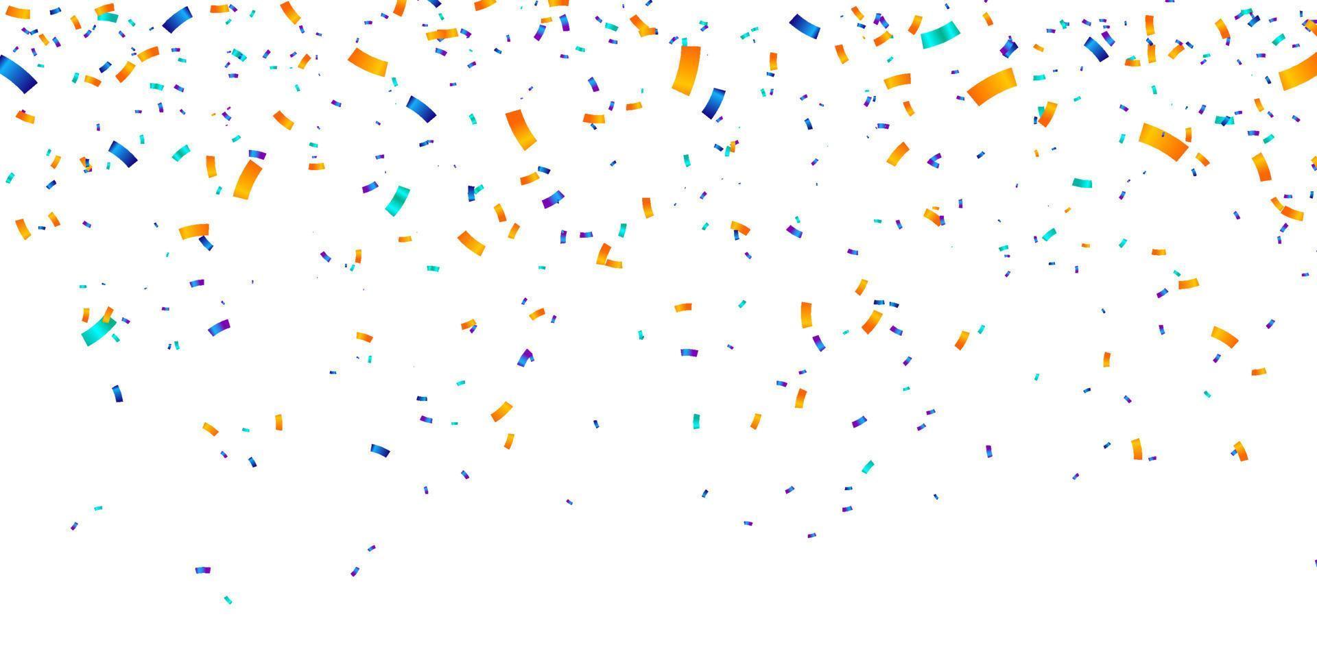 Confetti Background. Vector illustration confetti background. Christmas, Party, new year and birthday confetti vector.