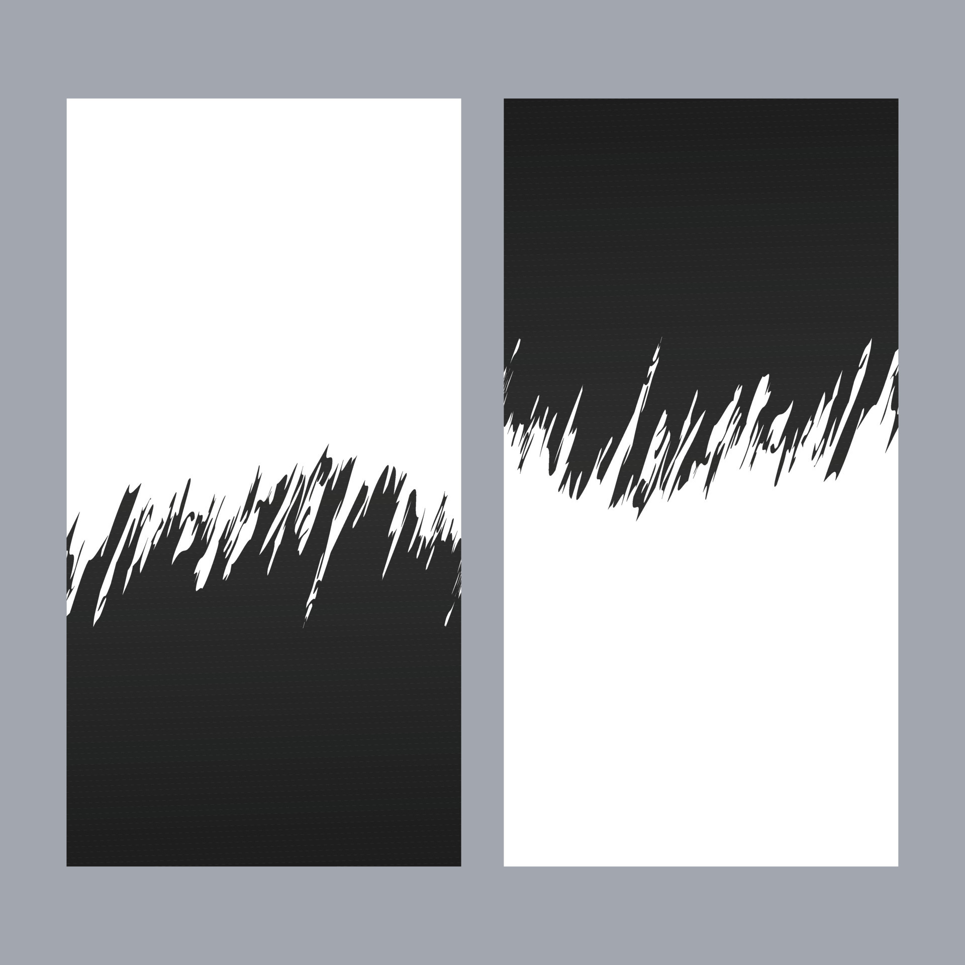 Abstract black and white banner template. 23147227 Vector Art at Vecteezy