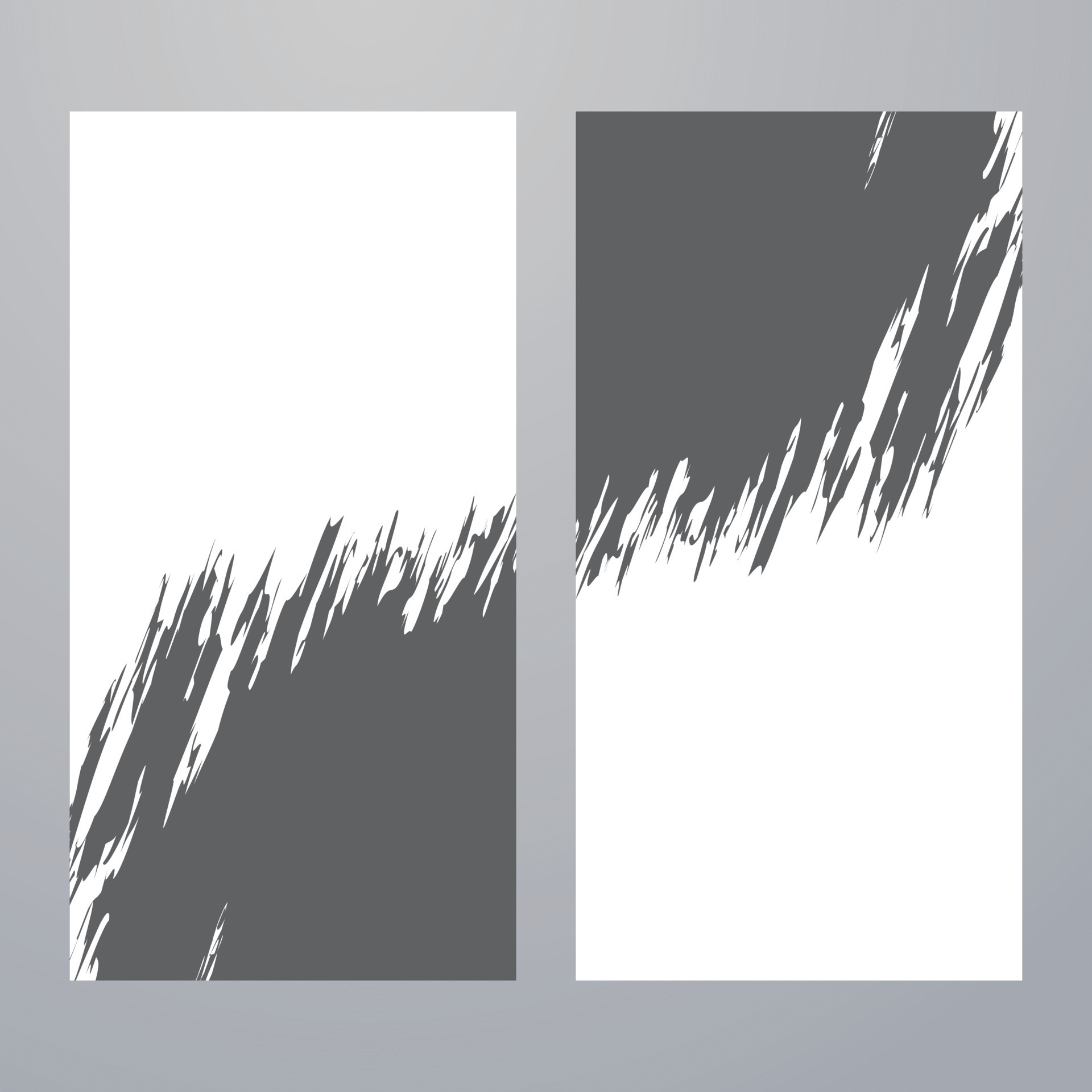 Abstract black and white banner template. 23147424 Vector Art at Vecteezy