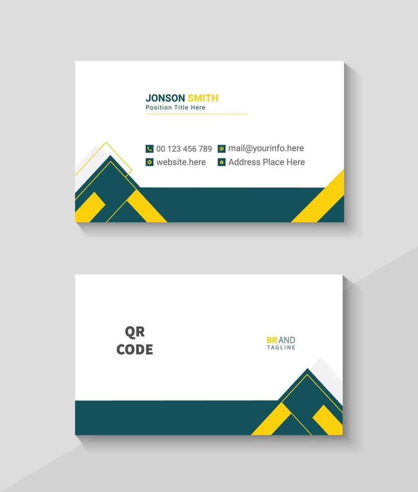 Creative business card template vector