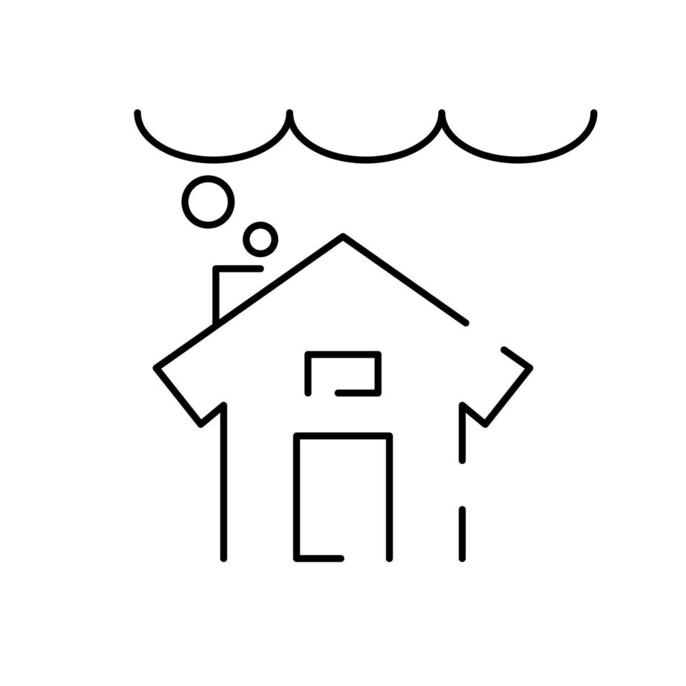 trash recycling icon. Ecology and Environment-related line icon. Global Warming, Forest, Organic Farming, and more. vector