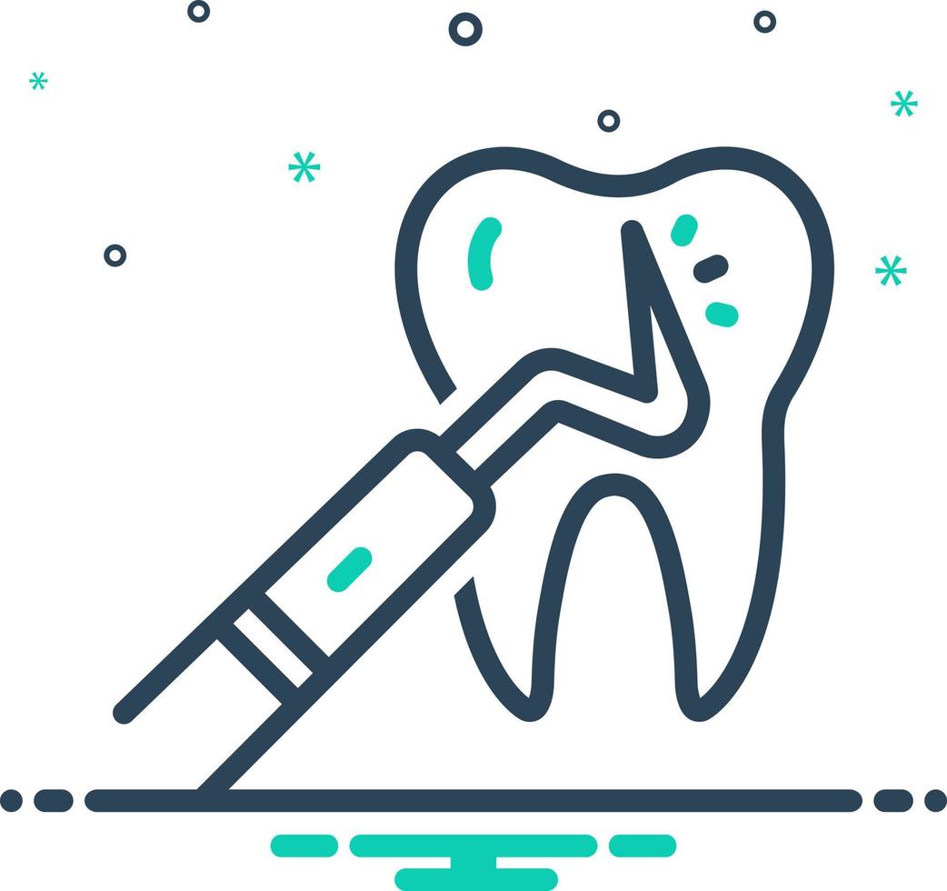 mix icon for probe vector