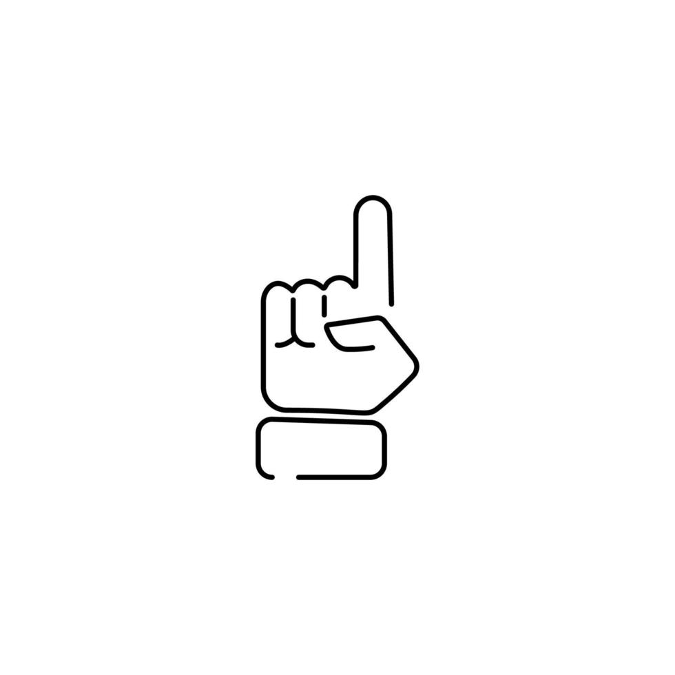 thin line finger like easy logo. concept of female or male make flicking fingers and popular gesturing. linear abstract trend simple okey logotype graphic design isolated on white background, god, vector