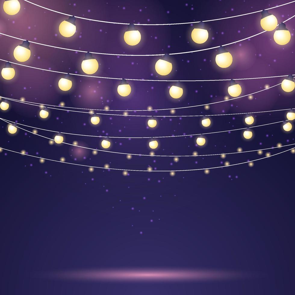 Beautiful Fairy Light Background vector
