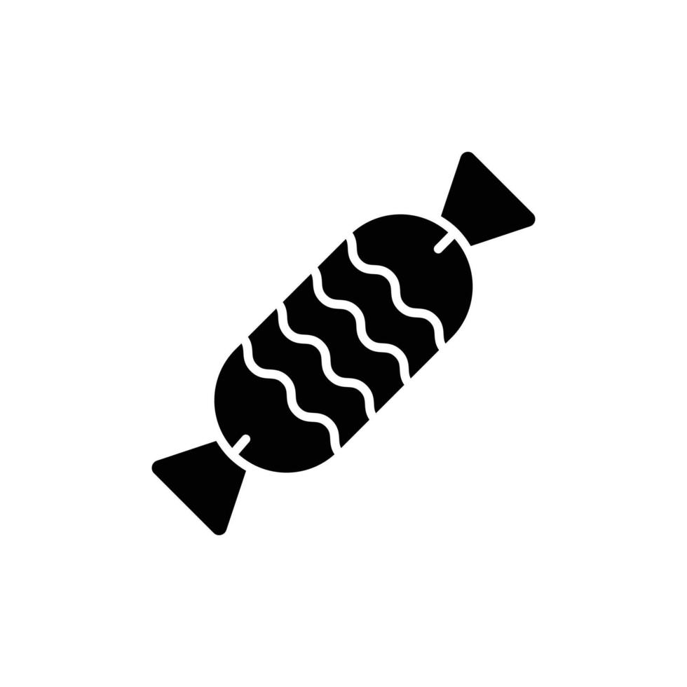 candy icon. solid icon. vector