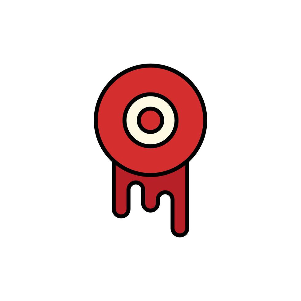 candy icon. filled outline icon. vector