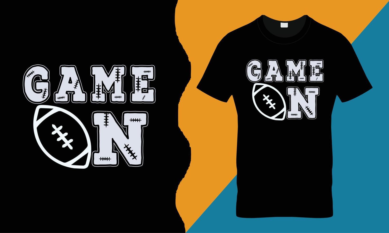 American T Shirt Design Game Day Mom Dad Shirt Style vector