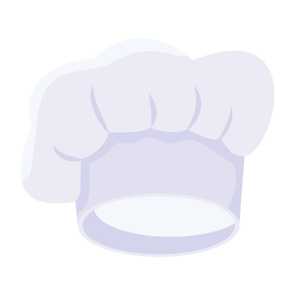 Trendy Chef Toque vector