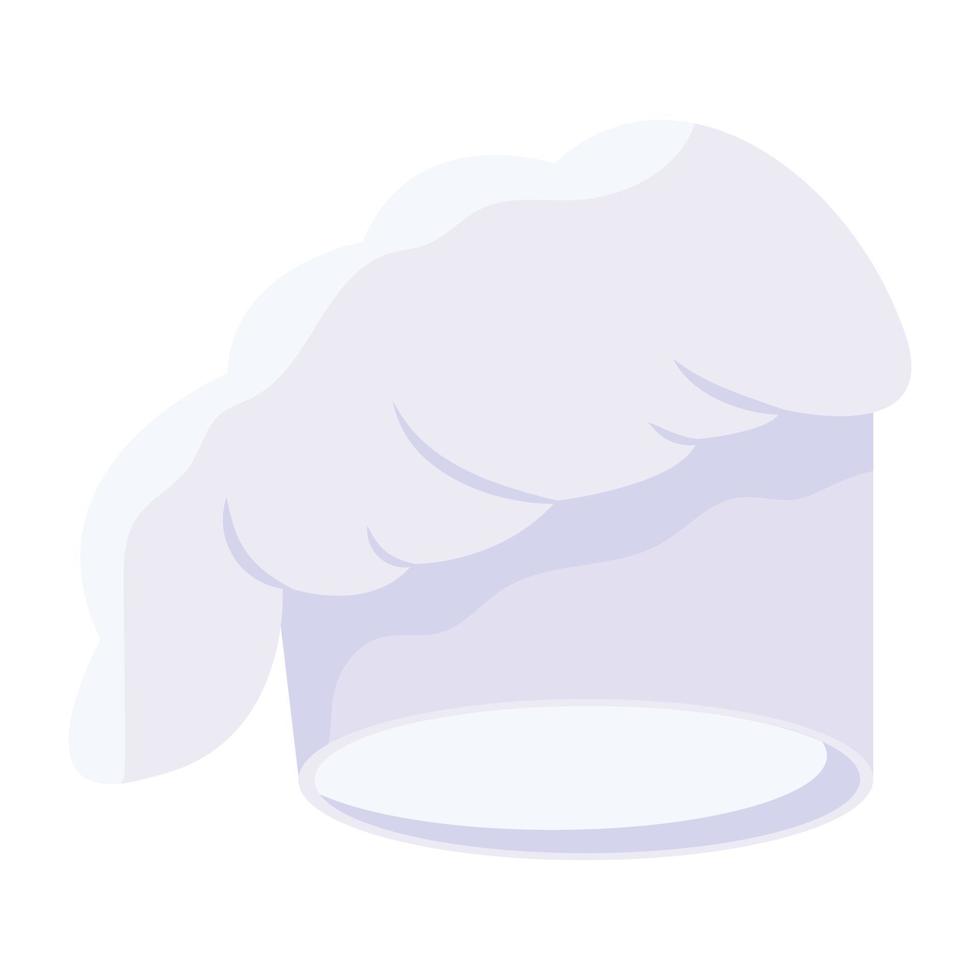 Trendy Chef Toque vector