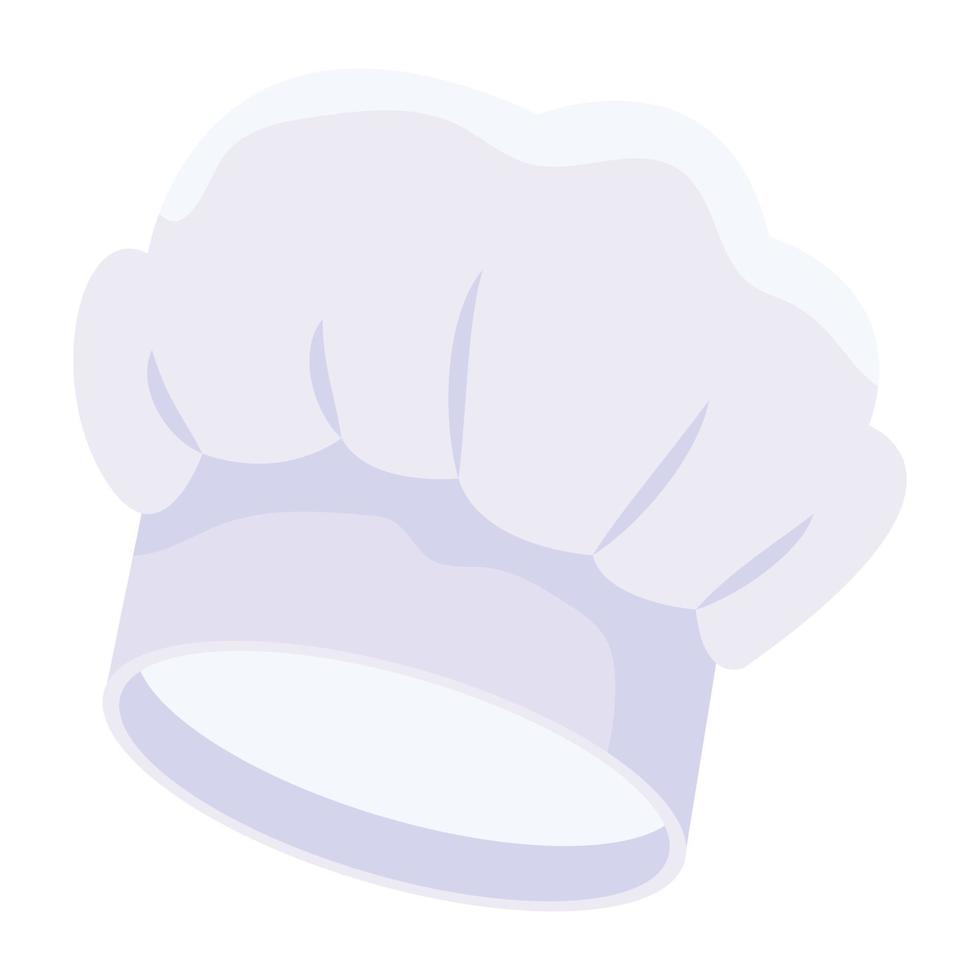 Trendy White Cap vector