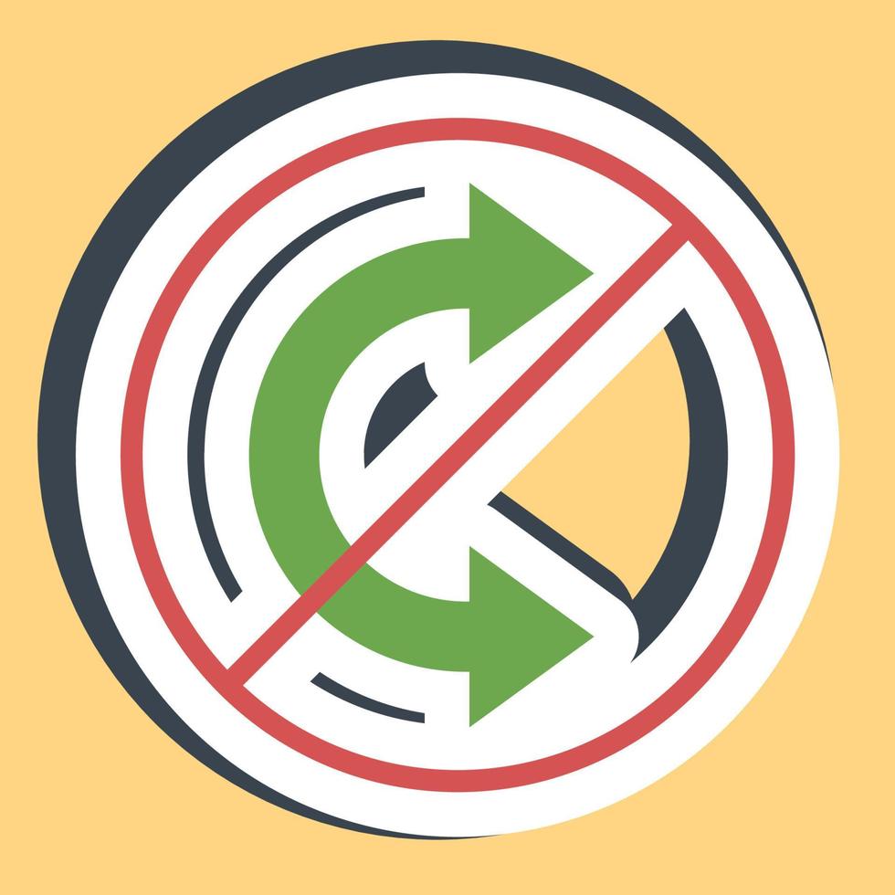 Sticker do not roll. Packaging symbol elements. Good for prints, posters, logo, product packaging, sign, expedition, etc. vector