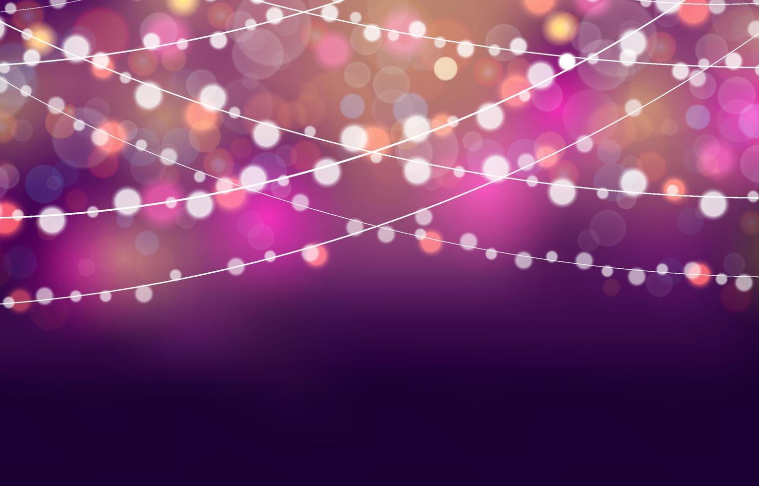 Fairy Light Background vector