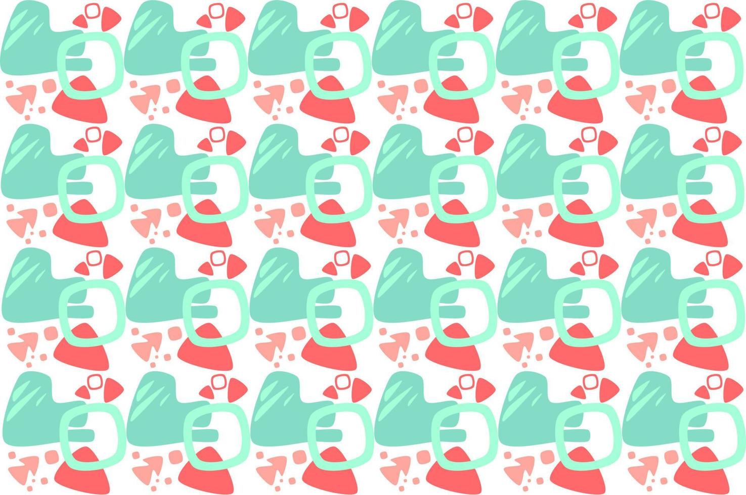 Abstract Geometric Boho Pattern, featuring natural shapes in a minimalistic Nordic style, clean lines and geometric shapes. perfect for creating minimalist prints, textiles, and wallpapers vector