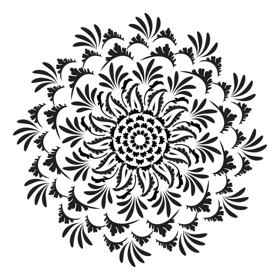 Mandala Art design in circle. Simple mandala design floral mandala art beautiful mandala artwork vector