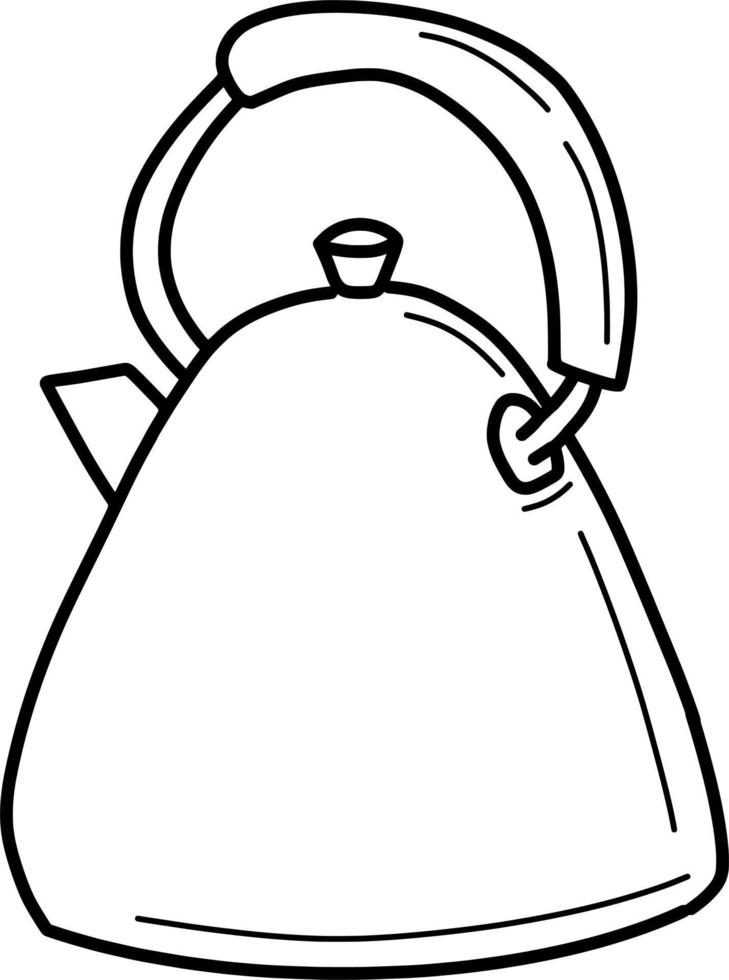 The Kettle Outline vector