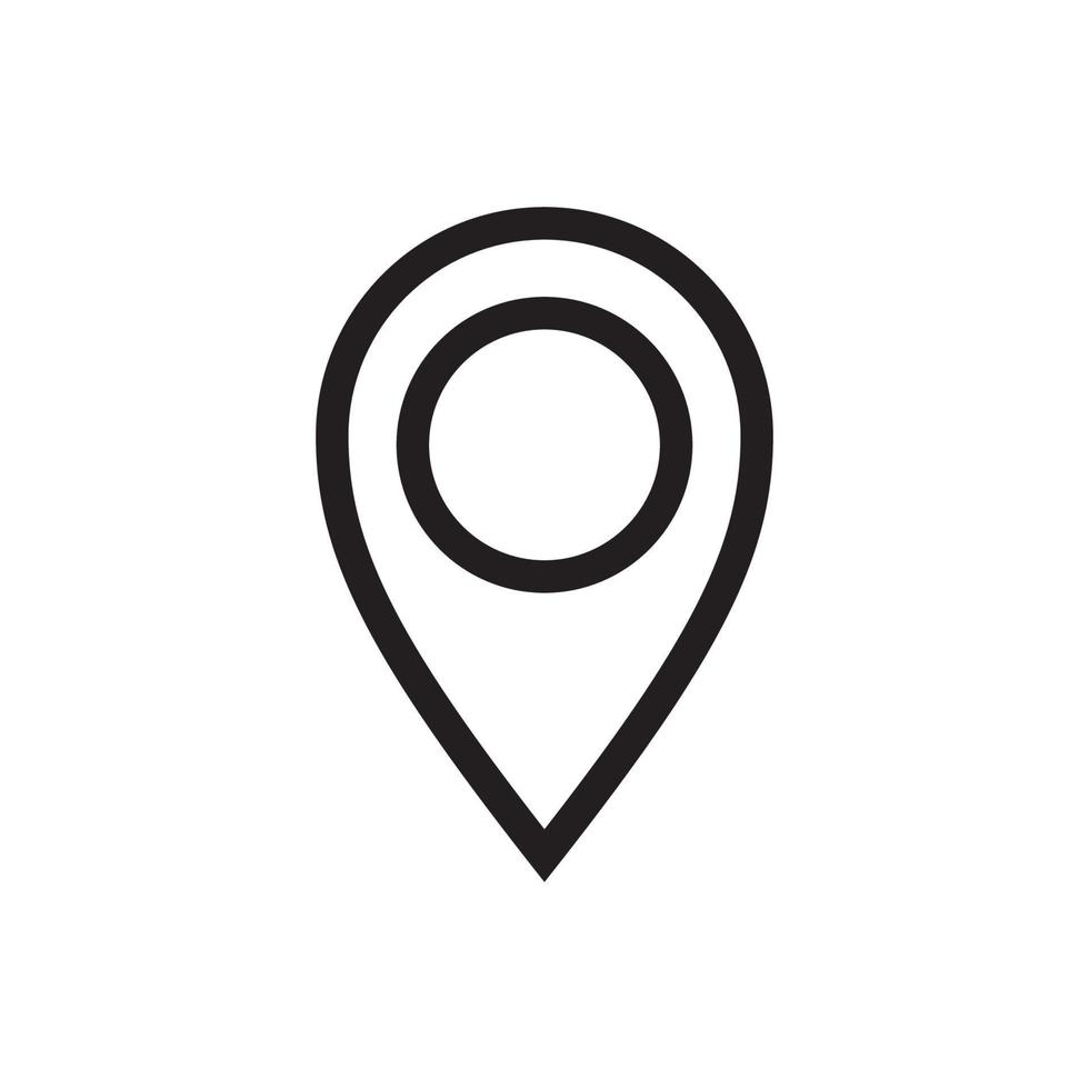 Pin location icon vector design illustration