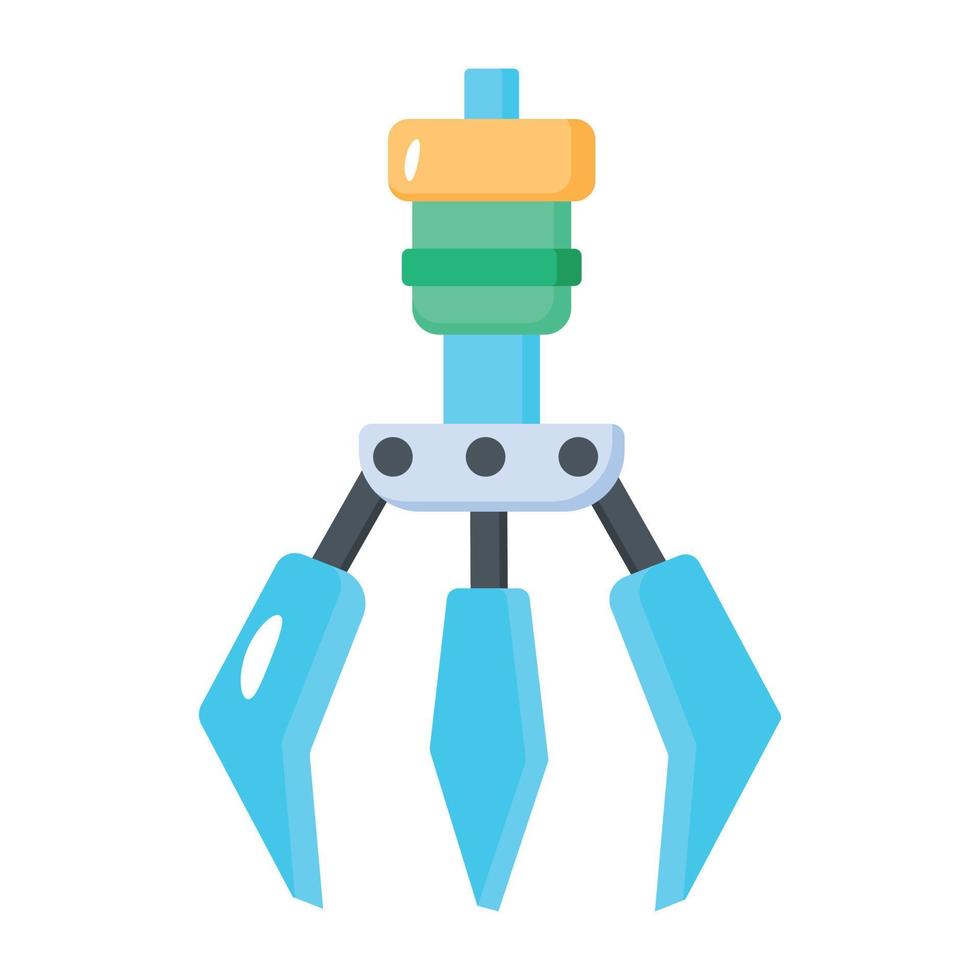 Trendy Toy Crane vector